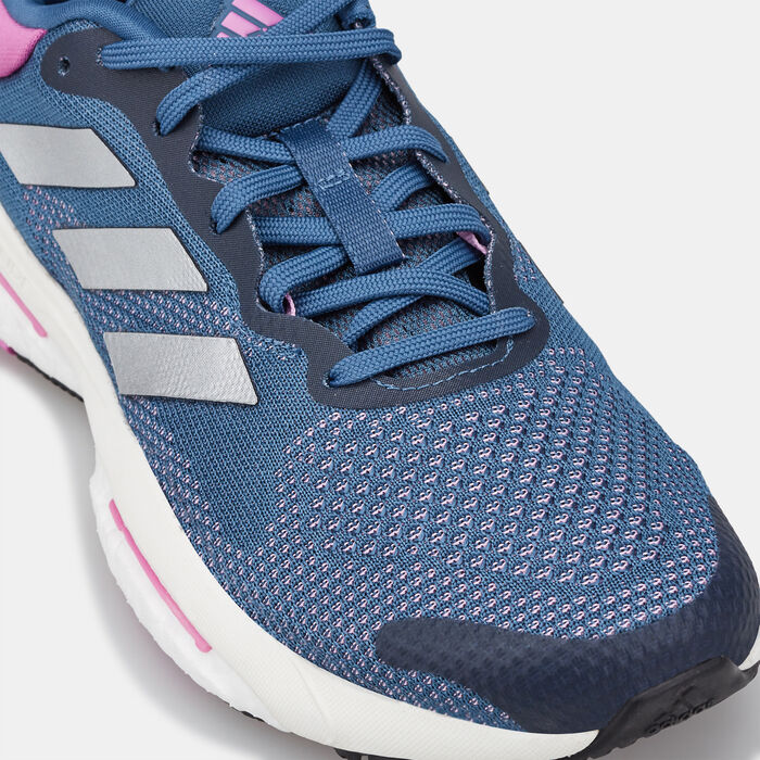 adidas Women's Solarglide 5 Running Shoe Blue adidas Women's Solarglide 5 Running Shoe Blue image number 4