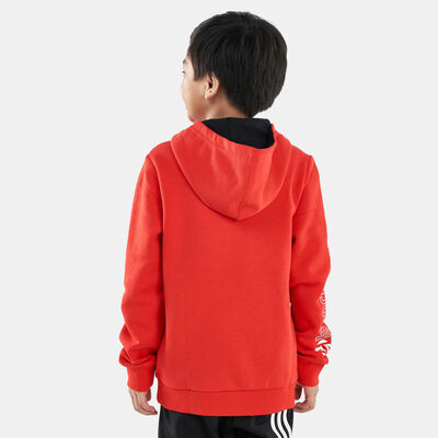 adidas Kids' Basketball Hoodie Red