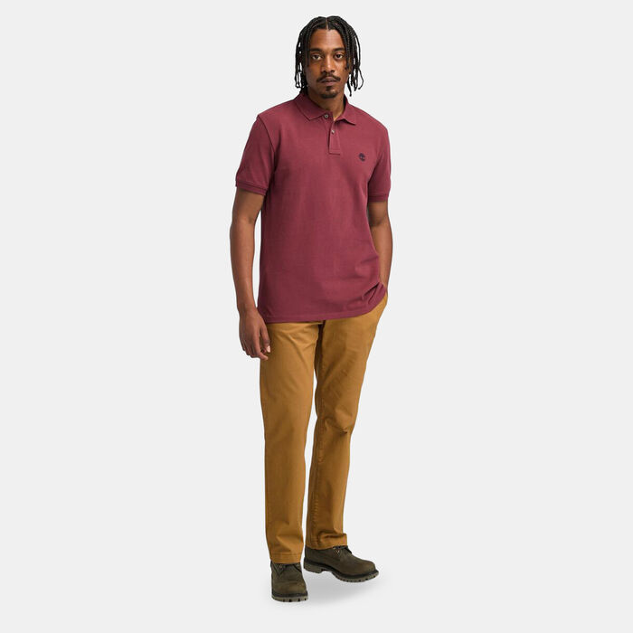 Timberland Men's Millers River Polo Shirt Pink Timberland Men's Millers River Polo Shirt Pink image number 2
