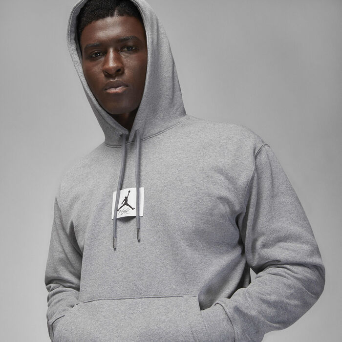 Jordan Men's Flight Fleece Pullover Hoodie Grey image number 2