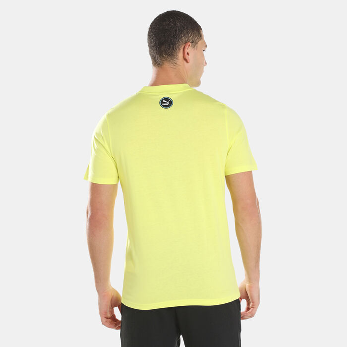PUMA Men's SWxP Graphic T-Shirt yellow PUMA Men's SWxP Graphic T-Shirt yellow image number 1