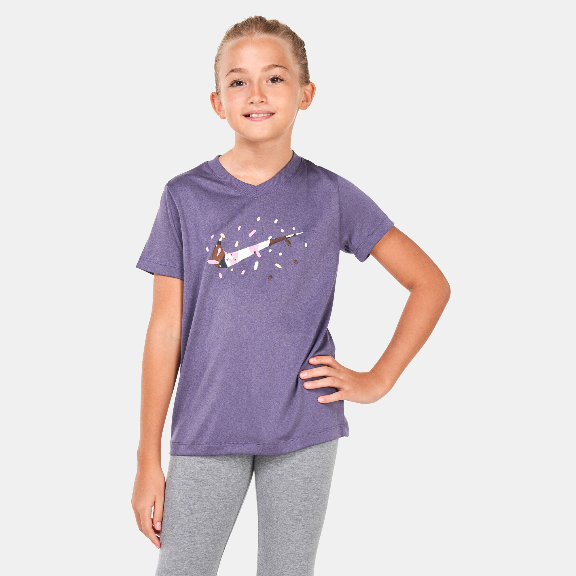 Kids purple nike shirt clearance