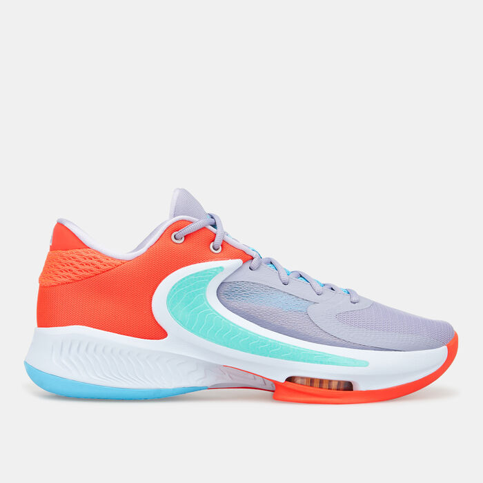 Nike Men's Zoom Freak 4 Basketball Shoe Grey Nike Men's Zoom Freak 4 Basketball Shoe Grey image number 0