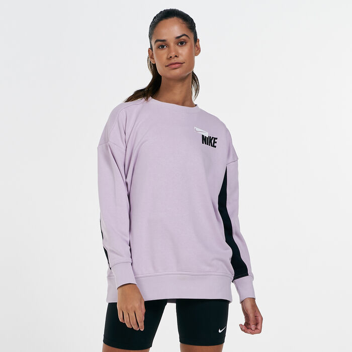 Nike Women's Get Fit Sweatshirt Purple Nike Women's Get Fit Sweatshirt Purple image number 0