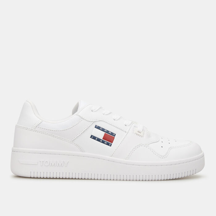 Tommy Hilfiger Women's Essential Basket Shoe White Tommy Hilfiger Women's Essential Basket Shoe White image number 0