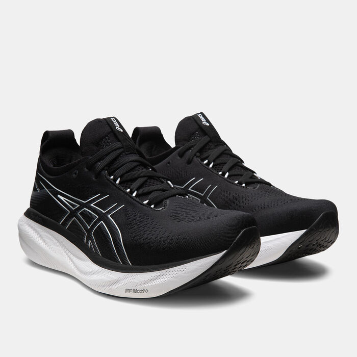 ASICS Men's GEL-NIMBUS 25 Extra Wide Shoe Black image number 1