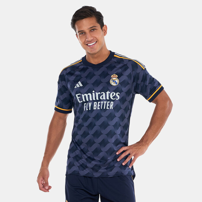 adidas Men's Real Madrid Away Jersey - 2023/24 Blue image number 0
