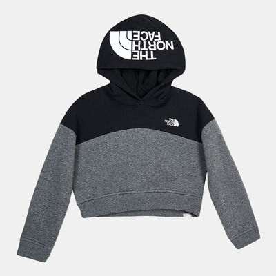 The North Face Kids' Drew Peak Cropped Pullover Hoodie Pink