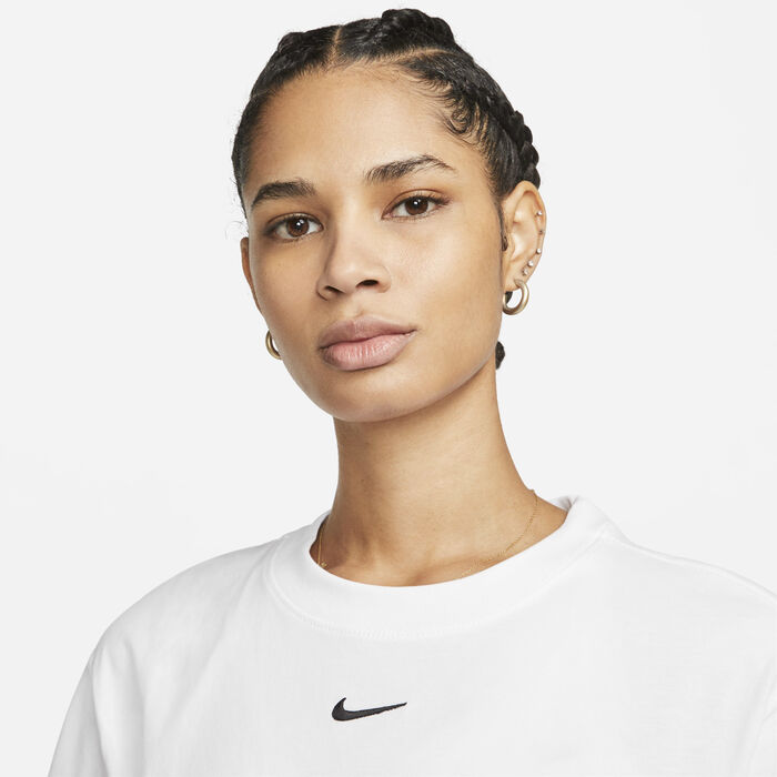 Nike Women's Sportswear Essential T-Shirt Dress White Nike Women's Sportswear Essential T-Shirt Dress White image number 2