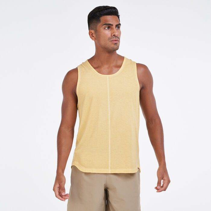 Nike Men's Dri-FIT Yoga Tank Top yellow Nike Men's Dri-FIT Yoga Tank Top yellow image number 0