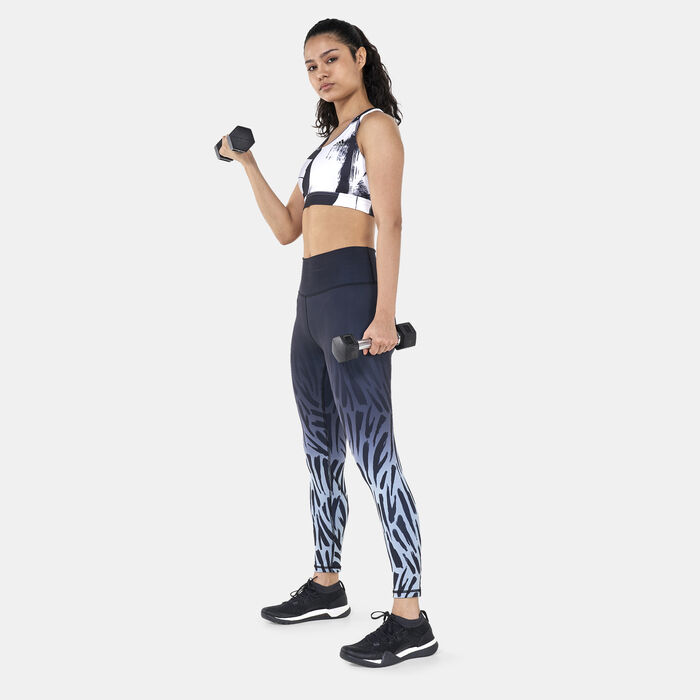 adidas Women's Fierce 7/8 Leggings Black adidas Women's Fierce 7/8 Leggings Black image number 2