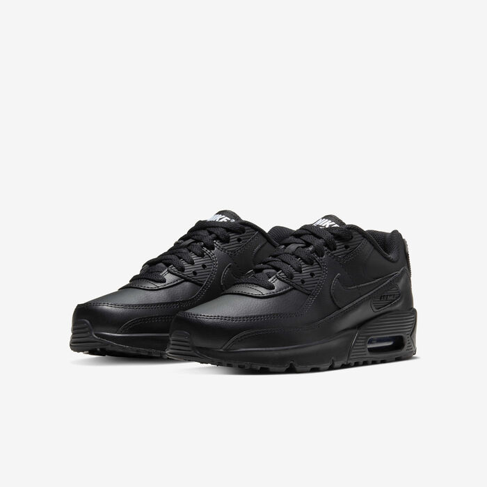 Nike Kids' Air Max 90 LTR Shoes Black image number 4