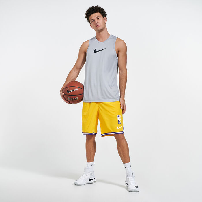 Nike Men's Dri-FIT Crossover Tank Top Grey Nike Men's Dri-FIT Crossover Tank Top Grey image number 2