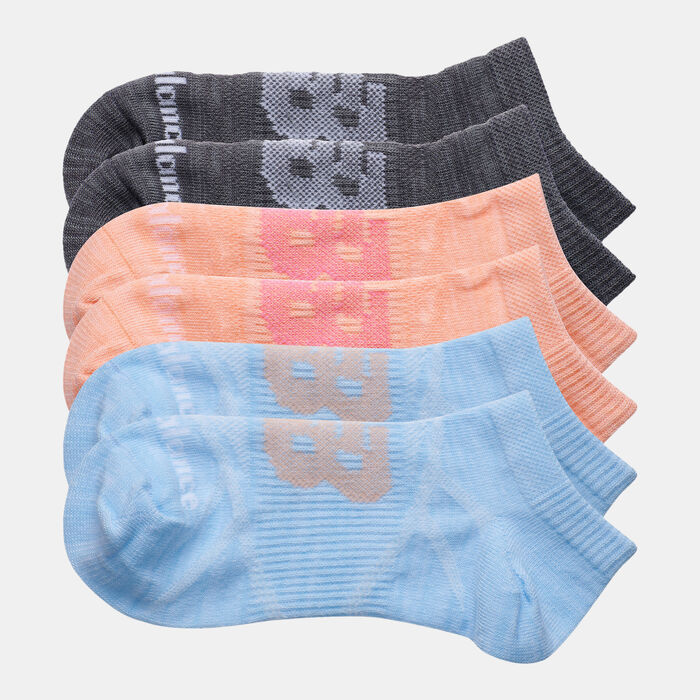 New Balance Kids Flat Knit No-Show Socks (6 Pairs) Multi New Balance Kids Flat Knit No-Show Socks (6 Pairs) Multi image number 1