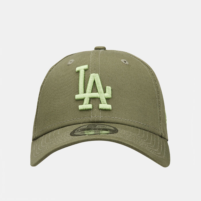 New Era Men's League Essential 9FORTY Los Angeles Dodgers Cap Green image number 0