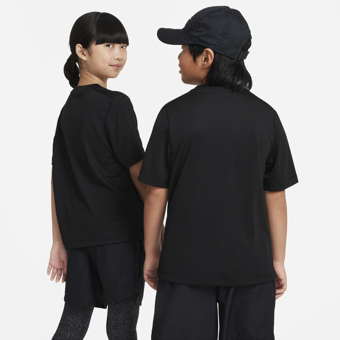 Nike Kids' Multi Dri-FIT Training Top Black Nike Kids' Multi Dri-FIT Training Top Black image number 1