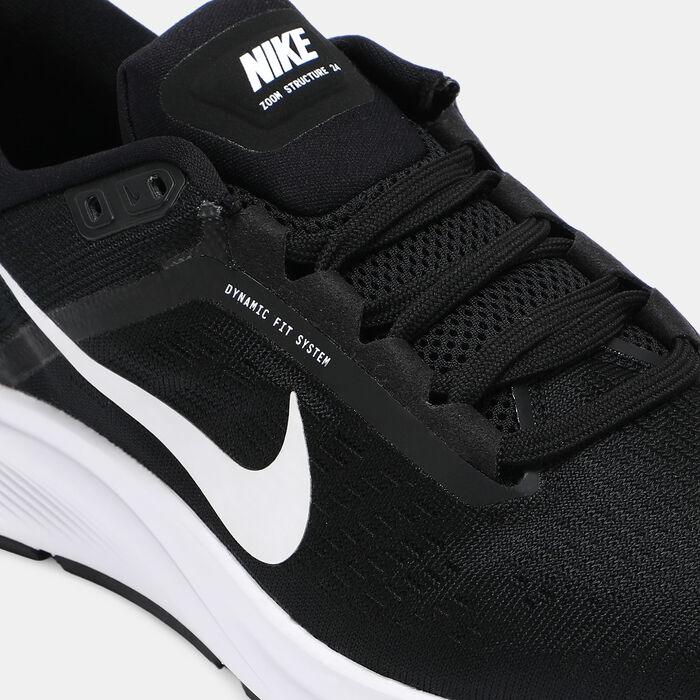 Nike Women's Air Zoom Structure 24 Shoe Black image number 4
