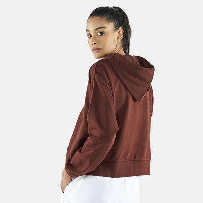 Nike Women's Dri-FIT Swoosh Hoodie Brown