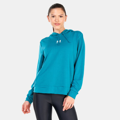 Under Armour Women's UA Rival Terry Hoodie Green