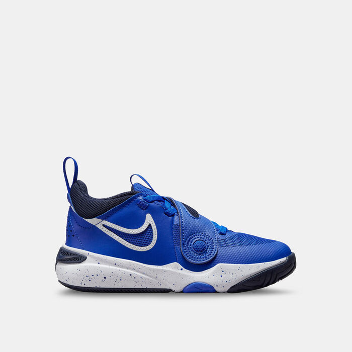 Nike Kids' Team Hustle D 11 Basketball Shoes Blue image number 0