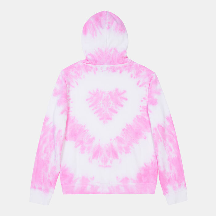 Vans Women's Tie Dye Heart Hoodie Pink image number 1