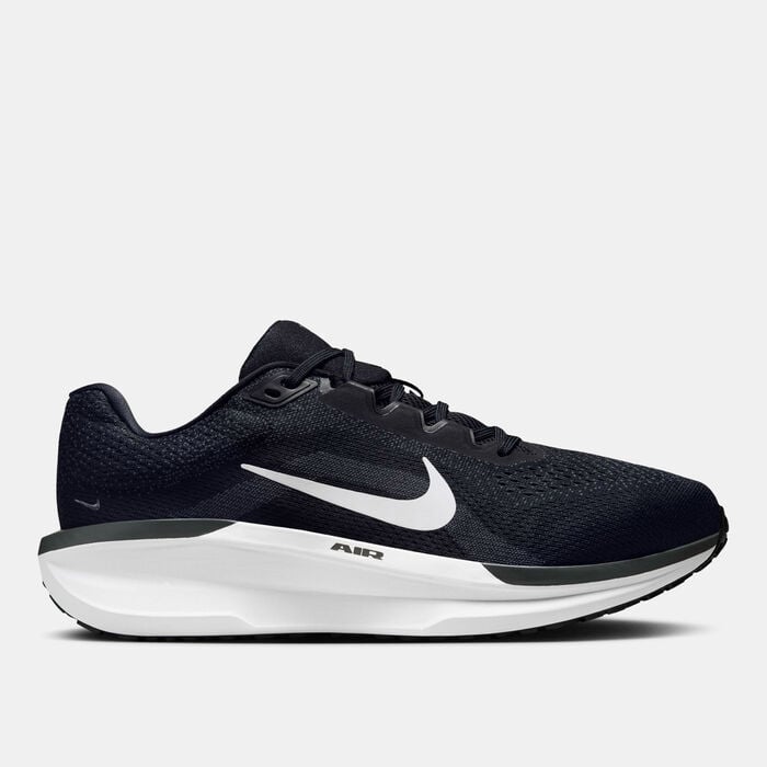 Nike Men's Winflo 11 Road Running Shoes (Extra Wide) Black image number 0