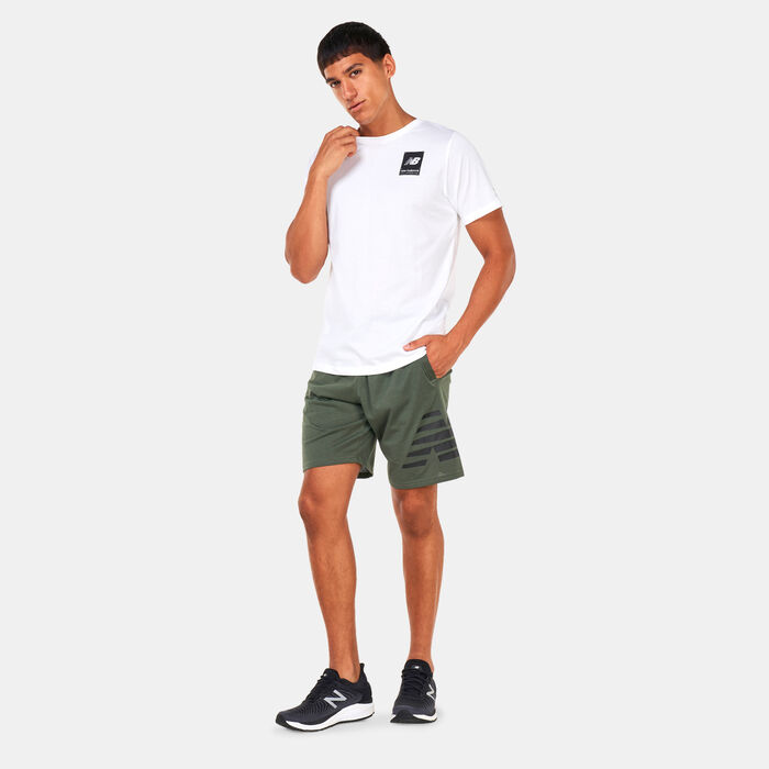 New Balance Men's Heathertech Graphic T-Shirt White image number 2