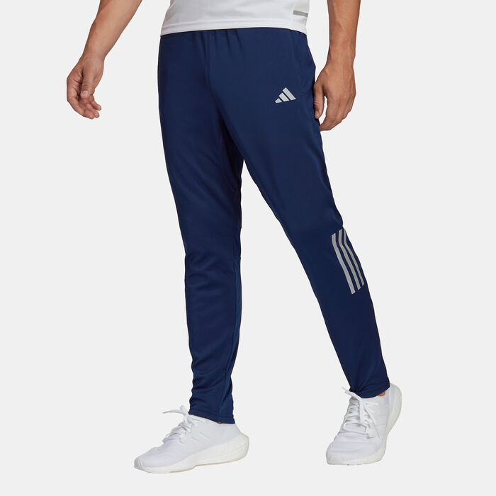 adidas Men's Own the Run Astro Knit Joggers Blue image number 0