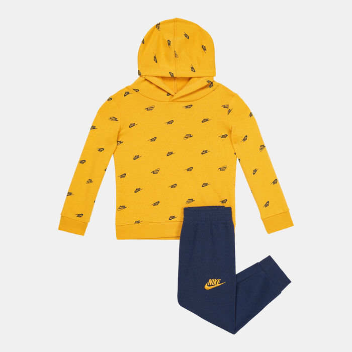 Nike Kids' Sportswear Club Allover Print Set Blue Nike Kids' Sportswear Club Allover Print Set Blue image number 0