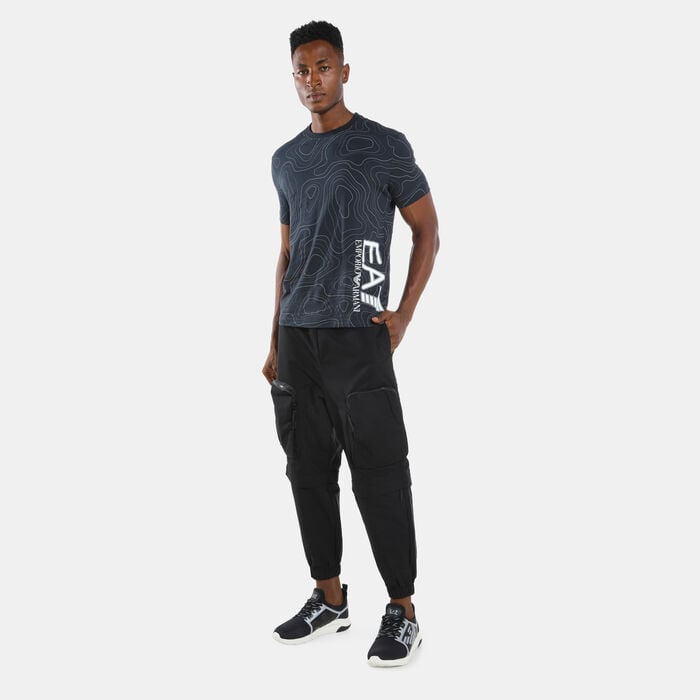 EA7 Emporio Armani Men's Train Visibility Graphic T-Shirt Black EA7 Emporio Armani Men's Train Visibility Graphic T-Shirt Black image number 2