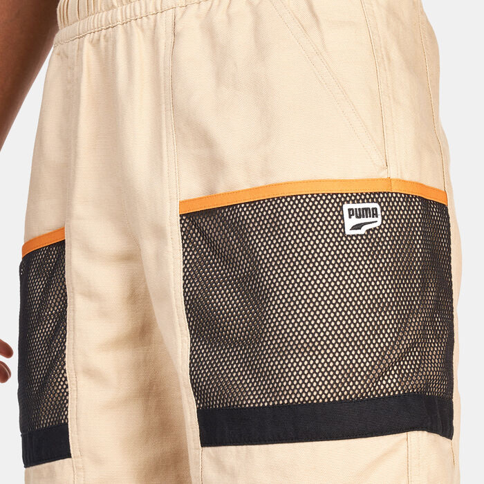 PUMA Men's DOWNTOWN Cargo Shorts Brown PUMA Men's DOWNTOWN Cargo Shorts Brown image number 3