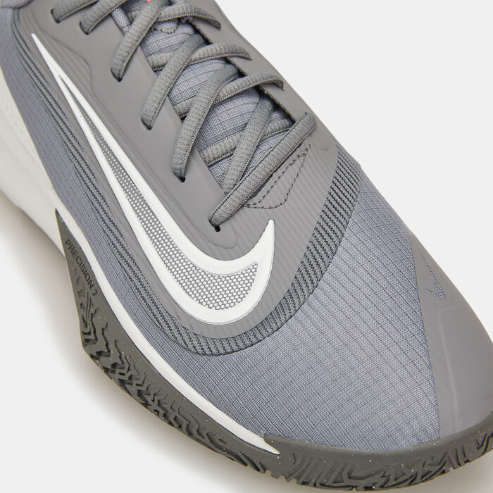 Nike Men's Precision 7 Basketball Shoes Grey image number 4