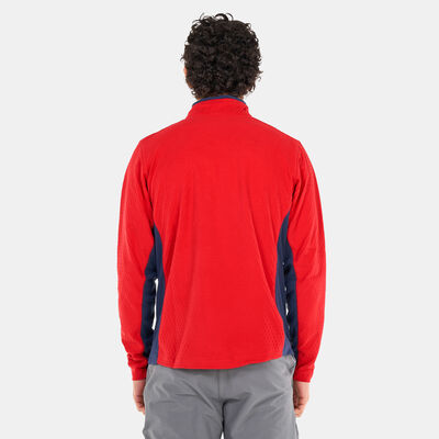Columbia Men's Overlook Pass™ 1/2 Zip Sweatshirt Red Columbia Men's Overlook Pass™ 1/2 Zip Sweatshirt Red
