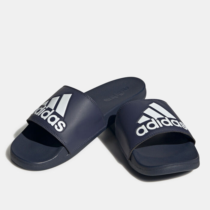 adidas Men's Adilette Comfort Slides Blue adidas Men's Adilette Comfort Slides Blue image number 0