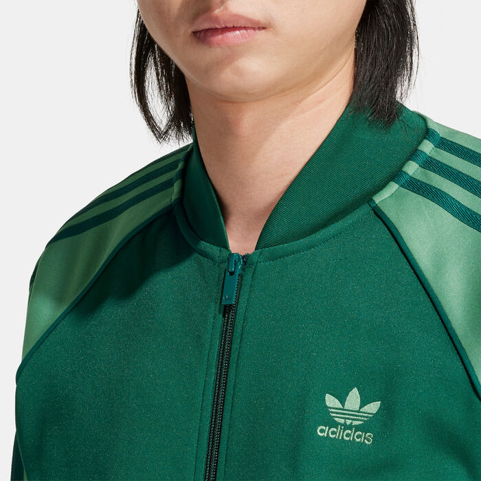 adidas Originals Men's Adicolor Classics SST Track Jacket Green image number 3