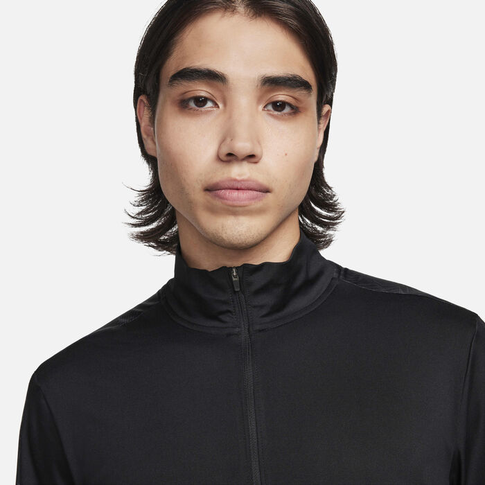 Nike Men's Air Max Dri-FIT 1/4-Zip Top Black image number 2