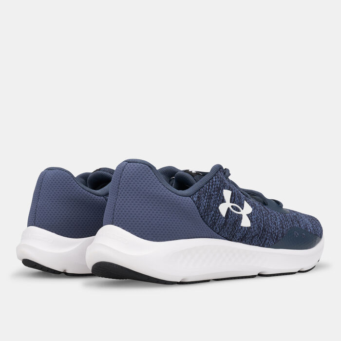 Under Armour Men's UA Charged Pursuit 3 Twist Running Shoe Blue Under Armour Men's UA Charged Pursuit 3 Twist Running Shoe Blue image number 3
