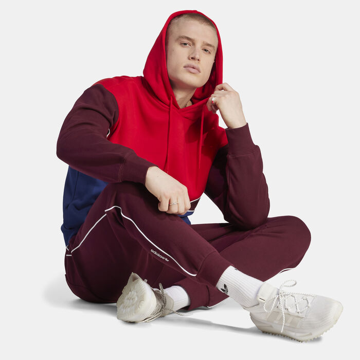 adidas Originals Men's Adicolor Archive Seasonal Hoodie Red adidas Originals Men's Adicolor Archive Seasonal Hoodie Red image number 2
