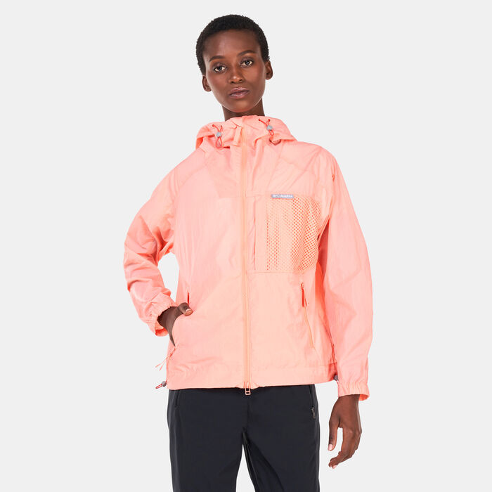 Columbia Women's Wallowa Park Novelty™ Windbreaker Jacket Pink Columbia Women's Wallowa Park Novelty™ Windbreaker Jacket Pink image number 0
