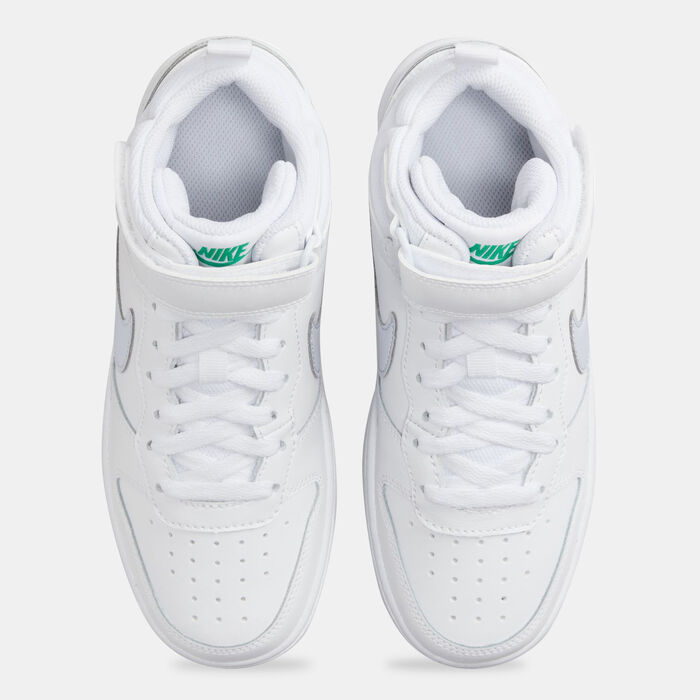 Nike Kids' Court Borough Mid 2 Shoes White Nike Kids' Court Borough Mid 2 Shoes White image number 4