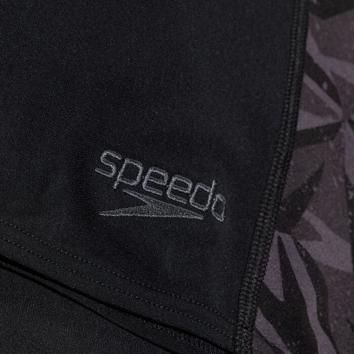 Speedo Men's Hyper Boom Panel Swimming Jammer Shorts Black image number 2