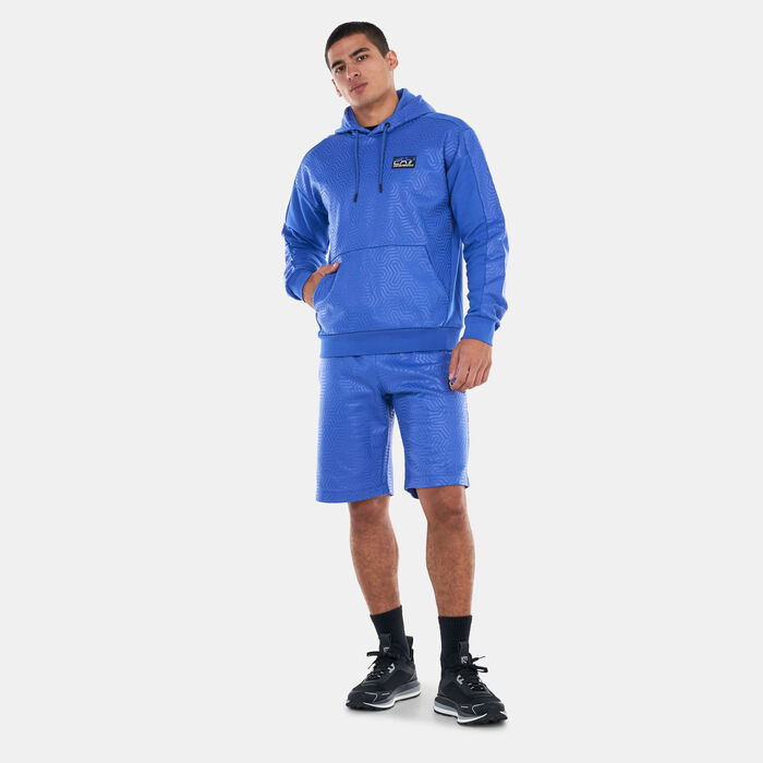 EA7 Emporio Armani Men's Training Pack Hoodie Blue EA7 Emporio Armani Men's Training Pack Hoodie Blue image number 2