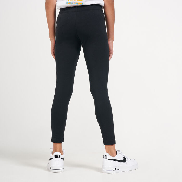 Nike Kids' Sportswear Favourites Leggings (Older Kids) Black Nike Kids' Sportswear Favourites Leggings (Older Kids) Black image number 1