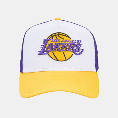 New Era Men's NBA Los Angeles Lakers Trucker Cap yellow
