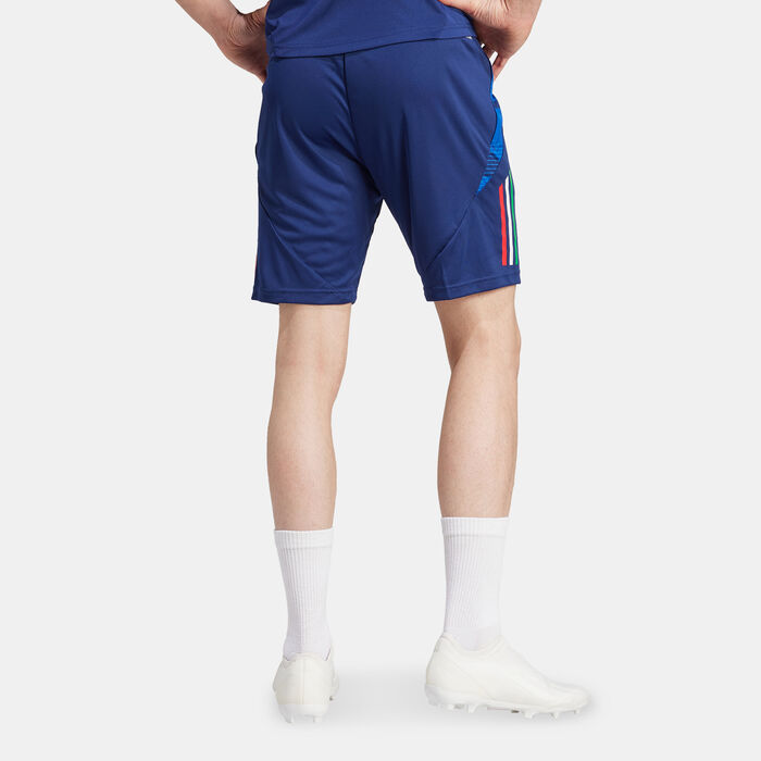 adidas Men's Italy Tiro Competition Training Football Shorts - 2024 Blue adidas Men's Italy Tiro Competition Training Football Shorts - 2024 Blue image number 1