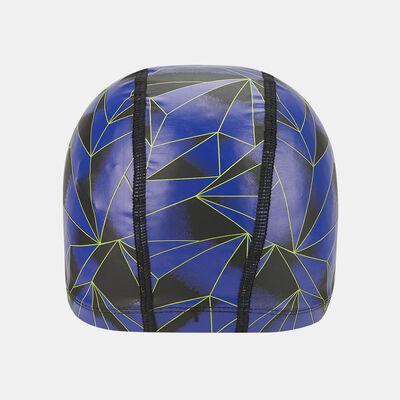 Speedo Kids' Printed Pace Swimming Cap Black