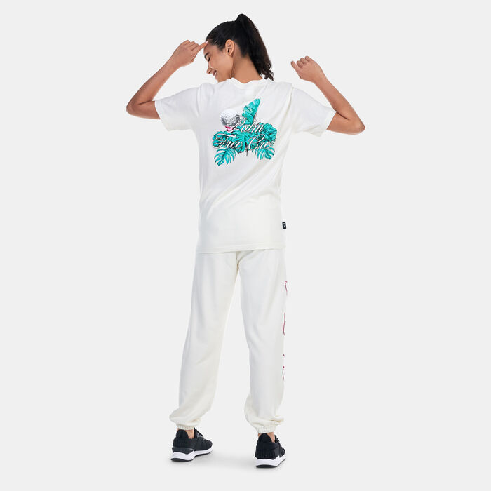 PUMA Men's x PALM TREE CREW Sweatpants White PUMA Men's x PALM TREE CREW Sweatpants White image number 2