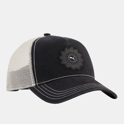 PUMA Kids' Vintage Washed Trucker Cap Black