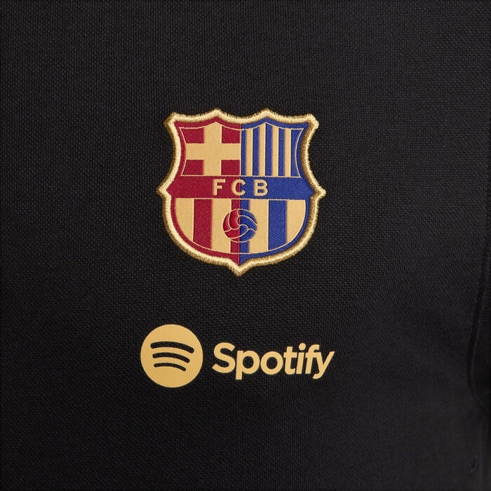 Nike Men's FC Barcelona 2.0 Polo Shirt Black Nike Men's FC Barcelona 2.0 Polo Shirt Black image number 4