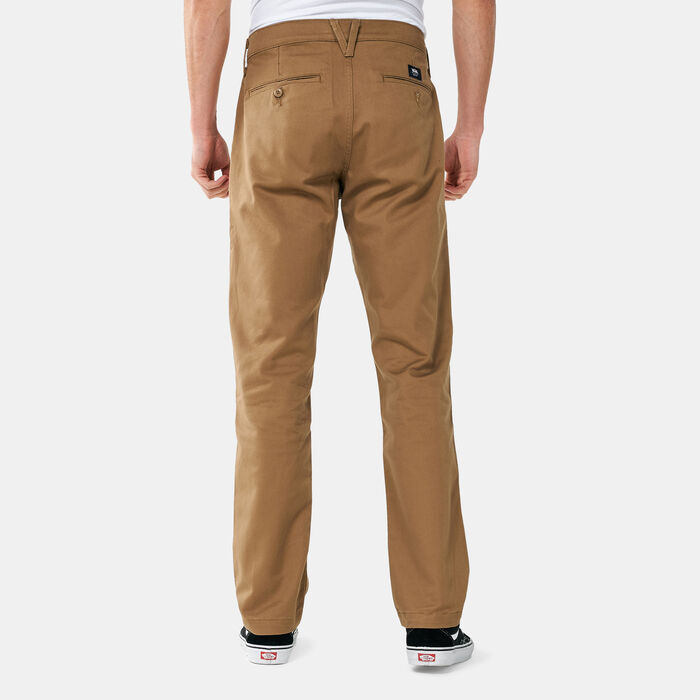 Vans Men's Authentic Chino Slim Pants Brown Vans Men's Authentic Chino Slim Pants Brown image number 1